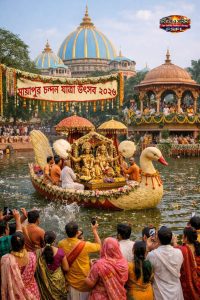 শ্রীধাম মায়াপুর ইসকন মন্দিরে ২০ এপ্রিল থেকে শুরু চন্দনযাত্রা উৎসব, চলবে ২১ দিন