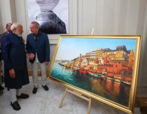 ইতালির শিল্পীর ভারতপ্রেমে মুগ্ধ প্রধানমন্ত্রী মোদী